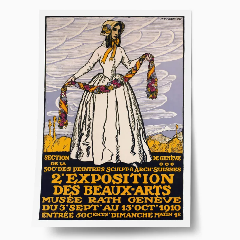 Πόστερ 1910 2ND FINE ARTS EXHIBITION