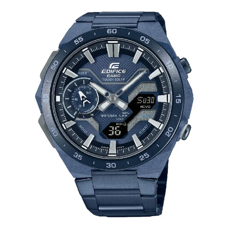 CASIO Edifice Sospensione Solar Bluetooth Stainless Steel Chronograph ECB-2200CB-2AEF