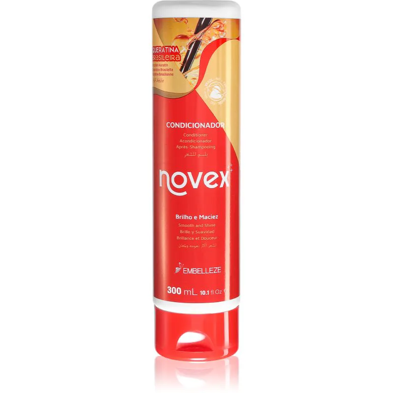 Novex Brazilian Keratin δυναμωτικό και ανανεωτικό μαλακτικό 300 ml