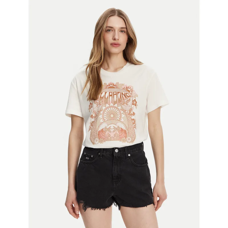 Billabong T-Shirt EBJZT00424 Λευκό Relaxed Fit