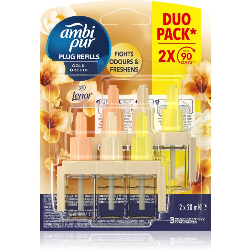 AmbiPur 3volution Χρυσό Orchid ανταλλακτική γέμιση 2x20 ml