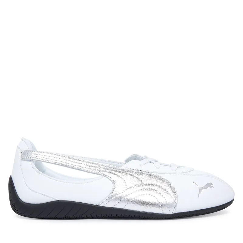 Μπαλαρίνες Puma Speedcat Ballet Nova Metallic Wns 408342 01 Λευκό