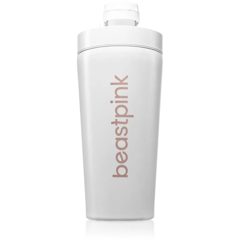 BeastPink Steel αθλητικό σέικερ χρώμα White 650 ml