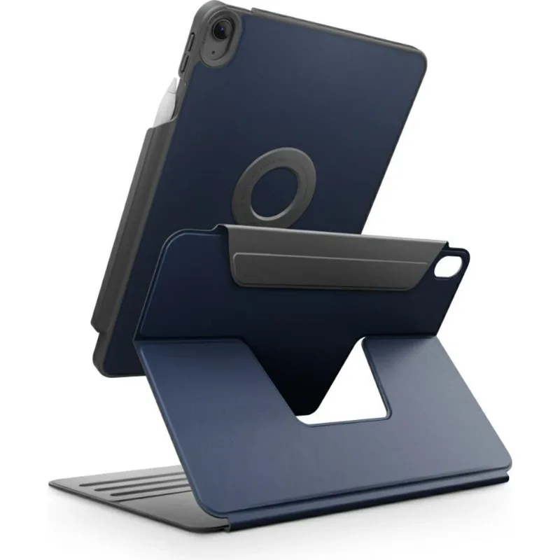 Θήκη iPad Air 7 2025 11" / Air 6 2024 11" / Air 5 2022 10.9" / Air 4 2020 10.9" Uniq Rovus SnapMount Περιστρεφόμενη & Αποσπώμενη με Υποδοχή Apple Pencil & Μαγνητική Πλάκα - Navy Blue (UNIQ-PDA11(M3)-ROVSNNBU)