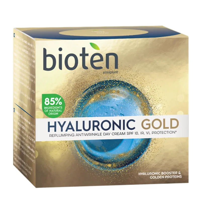 Κρέμα Ημέρας Hyaluronic Χρυσό 50ml