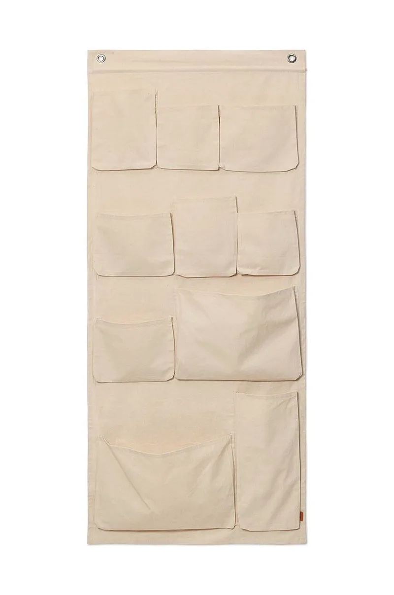 Οργανωτής τοίχου ferm LIVING Canvas XL Wall Pockets