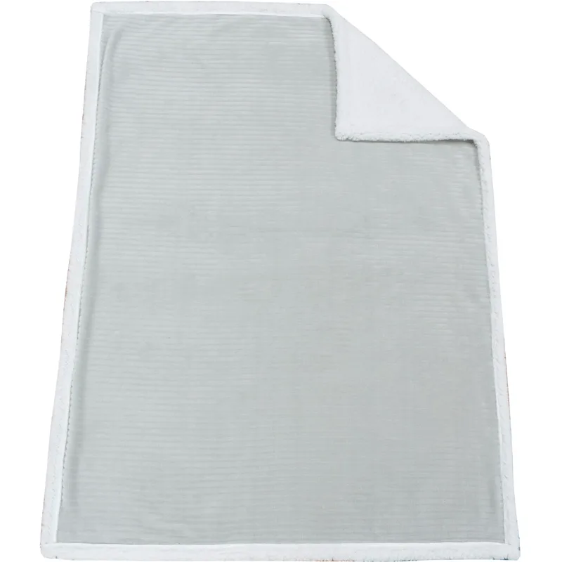 Κουβέρτα Fleece Αγκαλιάς 75x100 Dimcol Striped 10 Grey