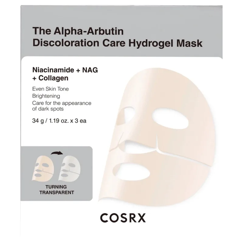 Cosrx Arbutin Discolorazione Maschera Hydrogel 34g 3 pz