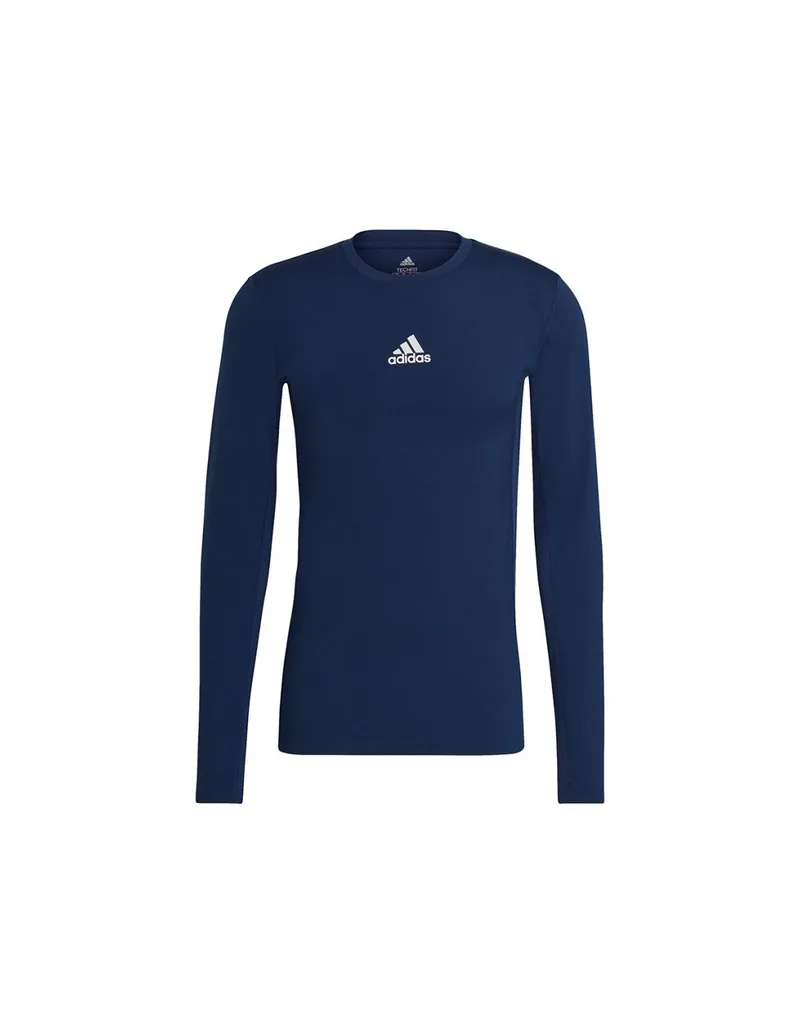 Adidas GU7338 Ανδρική Ισοθερμική Μακρυμάνικη Μπλούζα Compression Μπλε