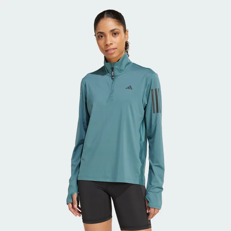 adidas Own The Run Half-Zip Γυναικείο Φούτερ (9000239008_87879)