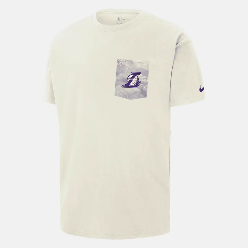 Nike NBA Max90 Los Angeles Lakers Courtside Ανδρικό T-Shirt (9000232014_28917)