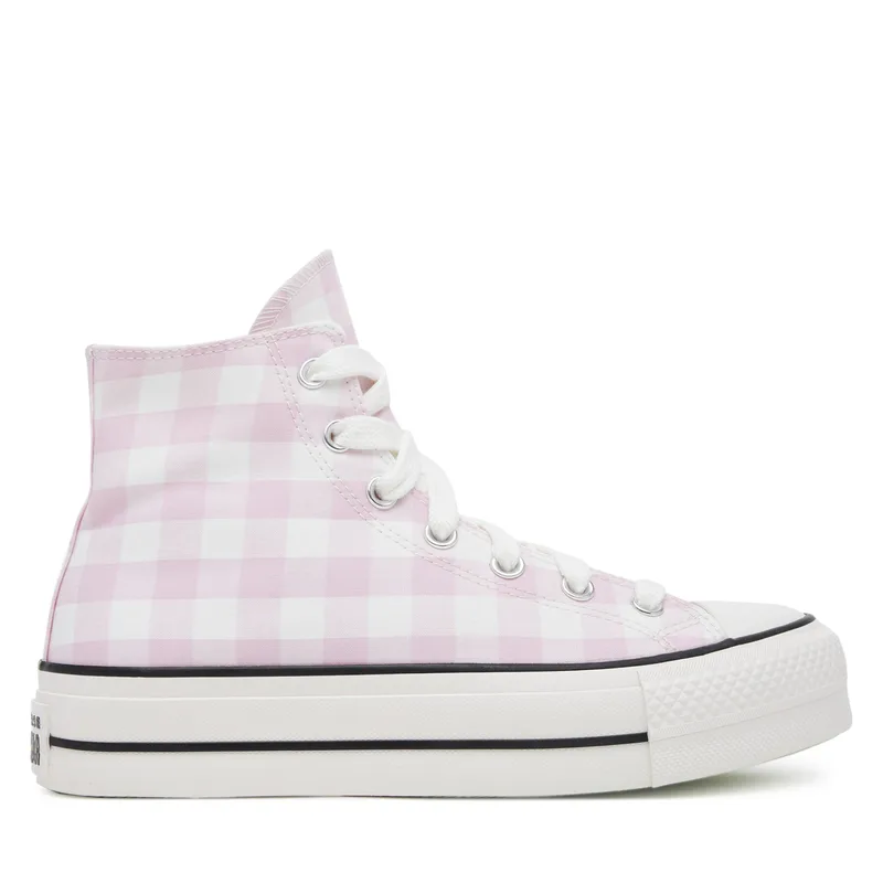 Sneakers Converse Chuck Taylor All Star Lift Platform Gingham A13663C Ροζ