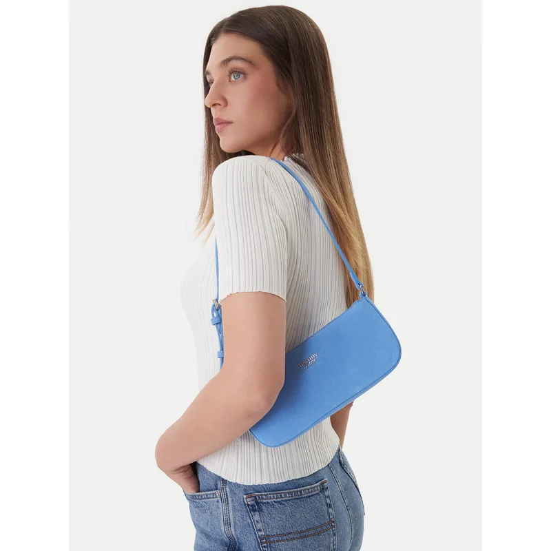 Τσάντα Tommy Jeans Tjw Must Suede Shoulder Bag AW0AW18454 Μπλε