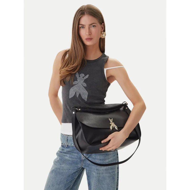 Τσάντα Patrizia Pepe 8B0313/L162-K103 Μαύρο