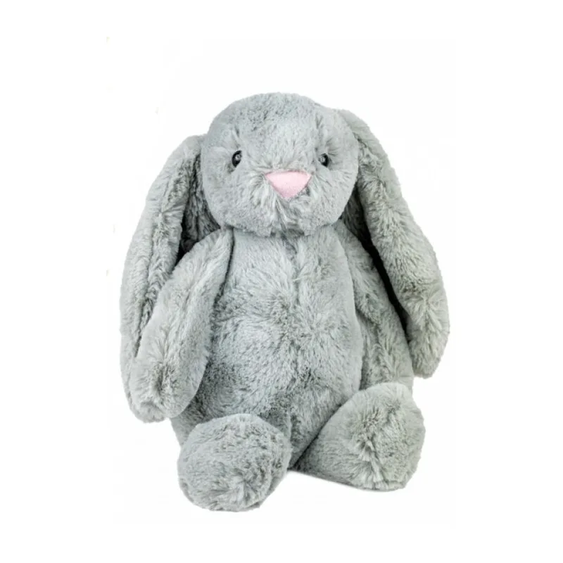 Λούτρινο Enesco Κουνέλι Grey με Μεγάλα Αυτιά 32cm 771024_G