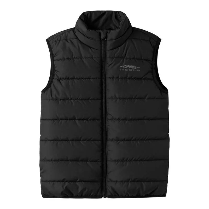 Μπουφάν αμάνικο αγόρι name it-13250748-Black