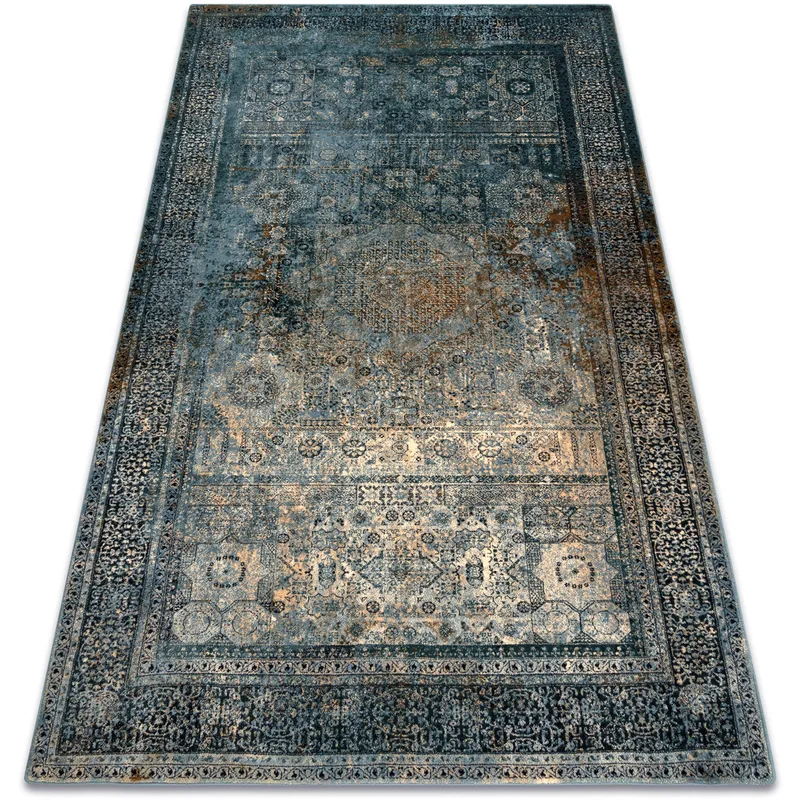 Χαλιά Rugsx Μαλλί χαλί OMEGA Mamluk Vintage, ροζέ 300x400 cm