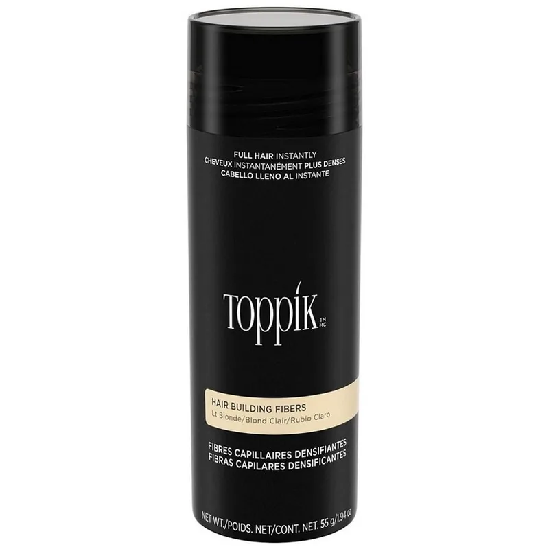 Toppik Hair Building Fibers Ίνες Κάλυψης Αραίωσης Μαλλιών με Κερατίνη 55g - Light Blonde