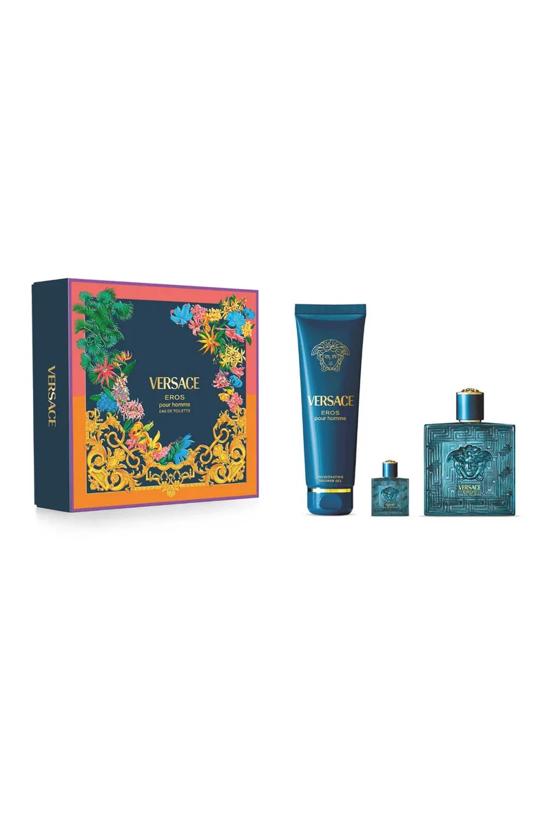 Versace Eros Pour Homme Eau de Toilette Set - 7400636