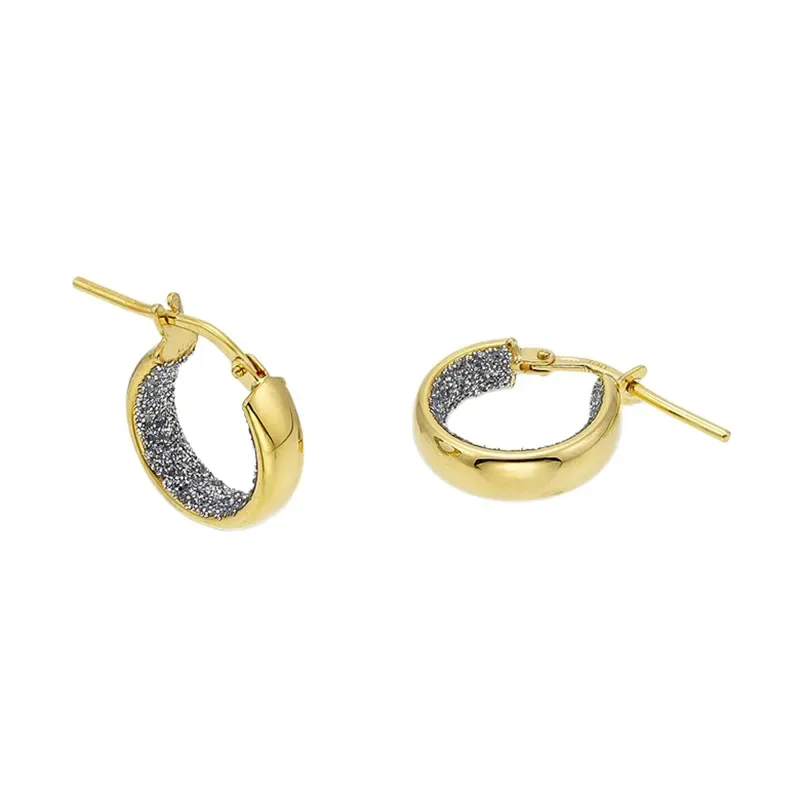 Δίχρωμα γυναικεία κρικάκια Vogue 925 7027201 7027201 Ασήμι
