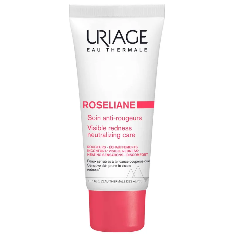 Uriage Roseliane Visible Redness Neutrilizing Care Πλούσια, Μη Λιπαρή Κρέμα Προσώπου Κατά της Ερυθρότητας για Επιδερμίδα με Τάση για Κοκκινίλες 40ml