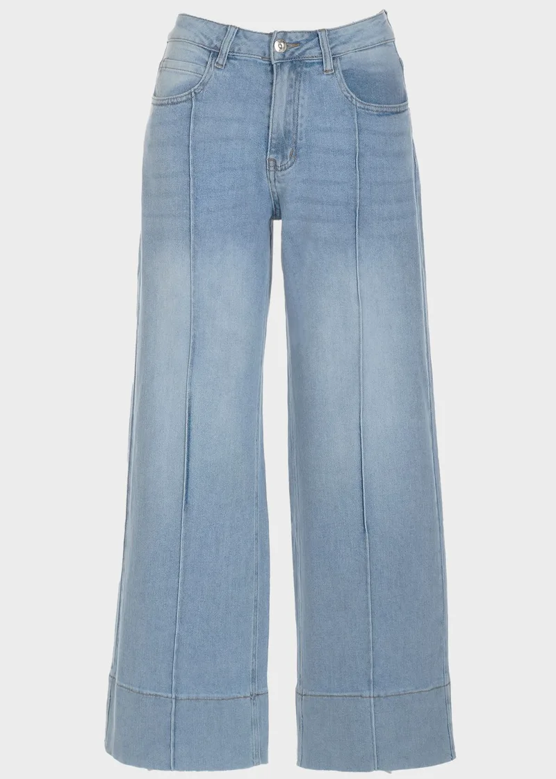 Τζιν παντελόνι wide leg JEAN