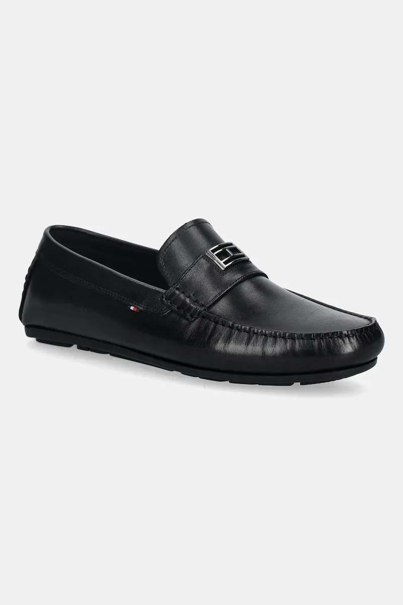 Δερμάτινα μοκασίνια Tommy Hilfiger HARDWARE DRIVER SHOE
