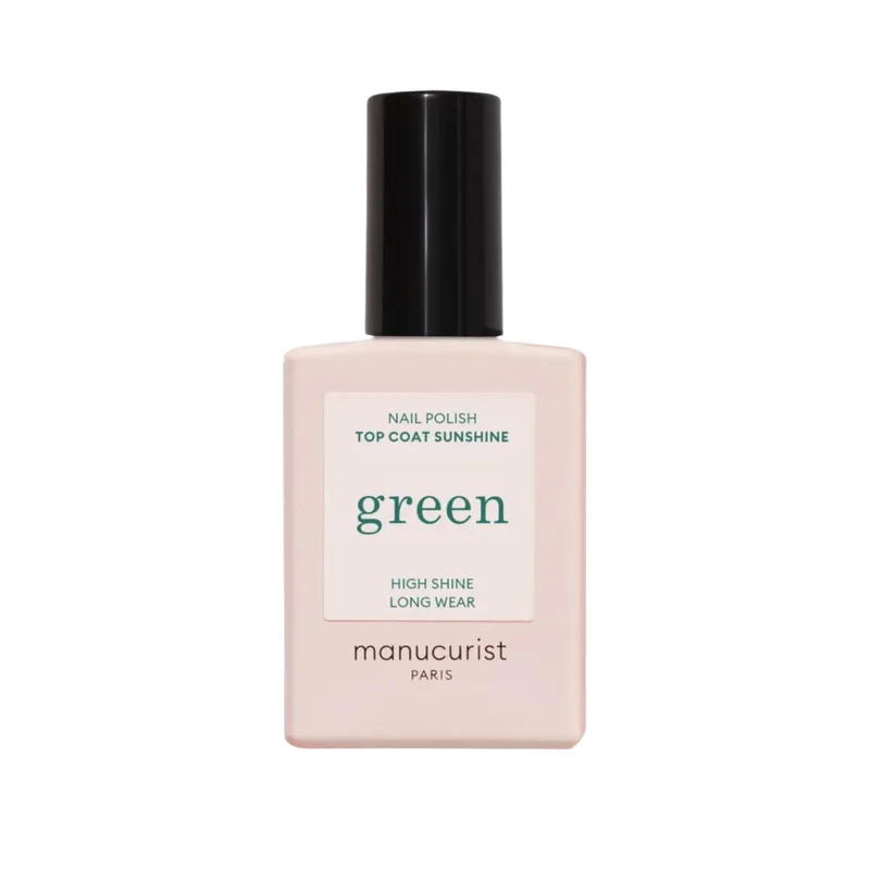 Manucurist Top Coat Treatments Sunshine Shiny Gel Effect Without Lamp 15ml