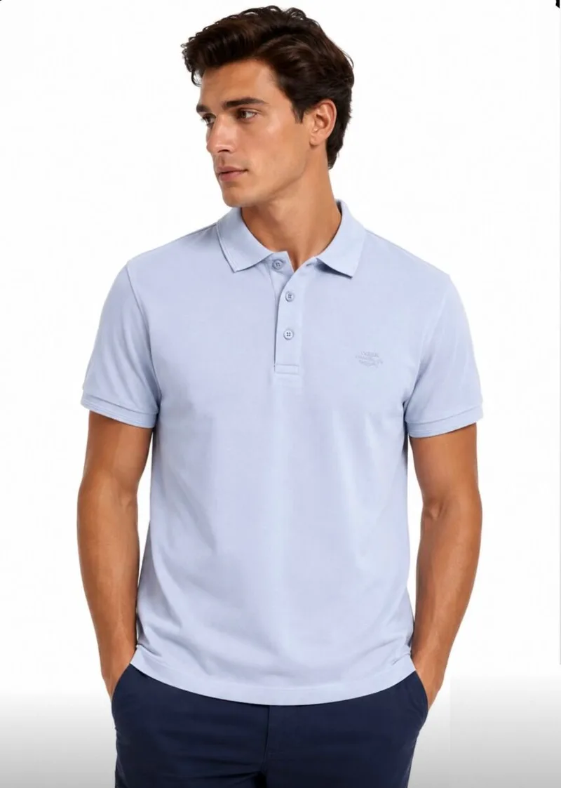 OCEAN SHARK Ανδρική Μπλούζα Polo Pique Classic Basic 1026100137 Μπλέ
