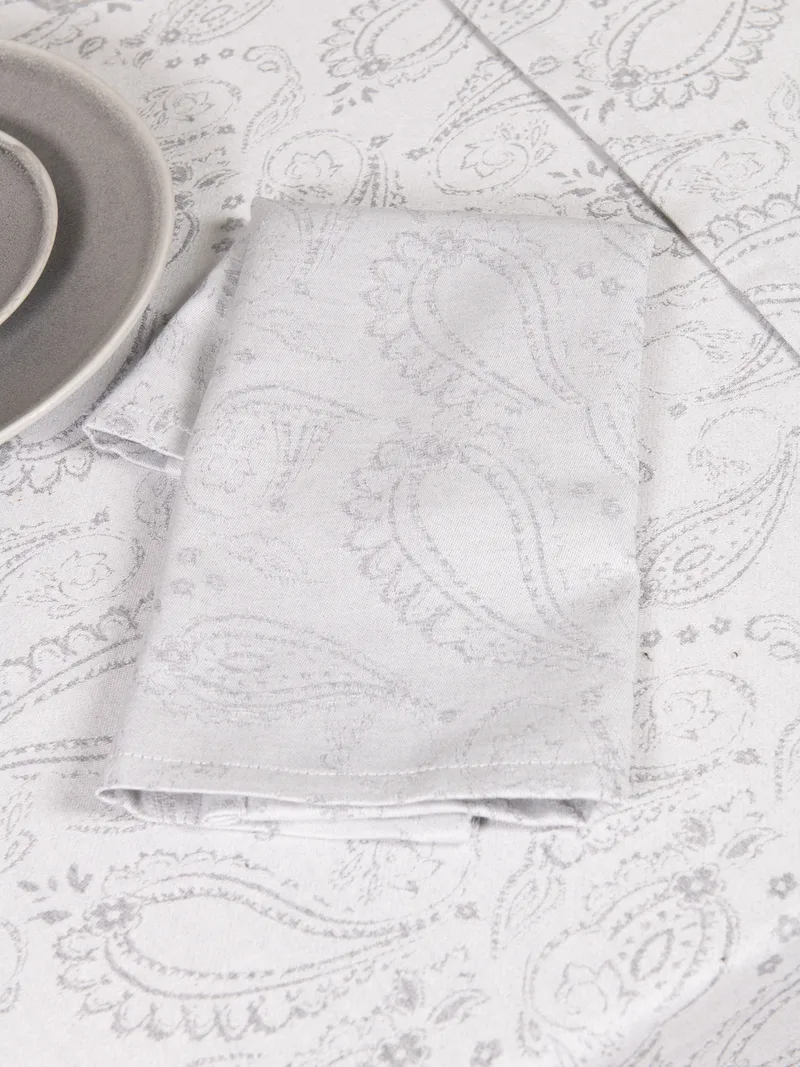 Σετ Πετσέτες Φαγητού 4 Τεμαχίων Nima Flow Gray 25x25