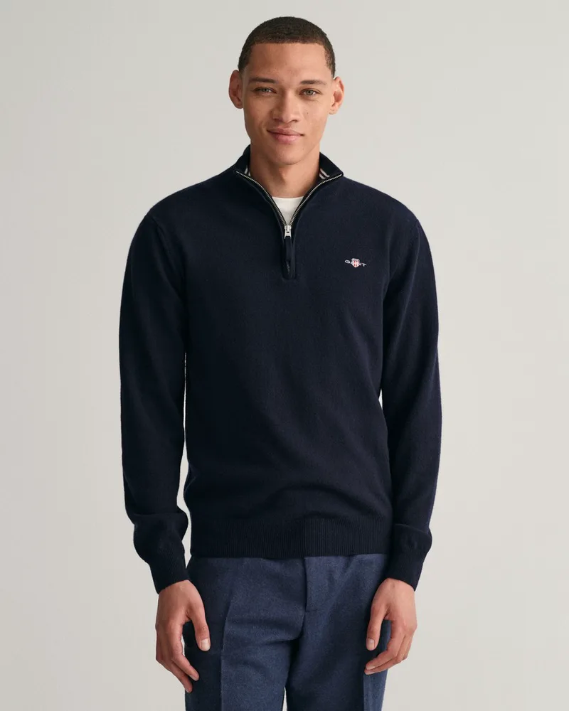 Gant Ανδρικό Μακρυμάνικο Πουλόβερ Half-Zip Regular Fit