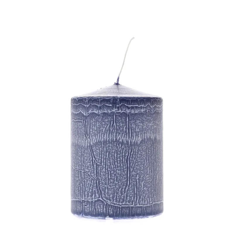 Κερί Frosted Μπλε iliadis 7x10εκ. 76367 (Σετ 4 Τεμάχια) (Χρώμα: Μπλε) - Iliadis - il_76367