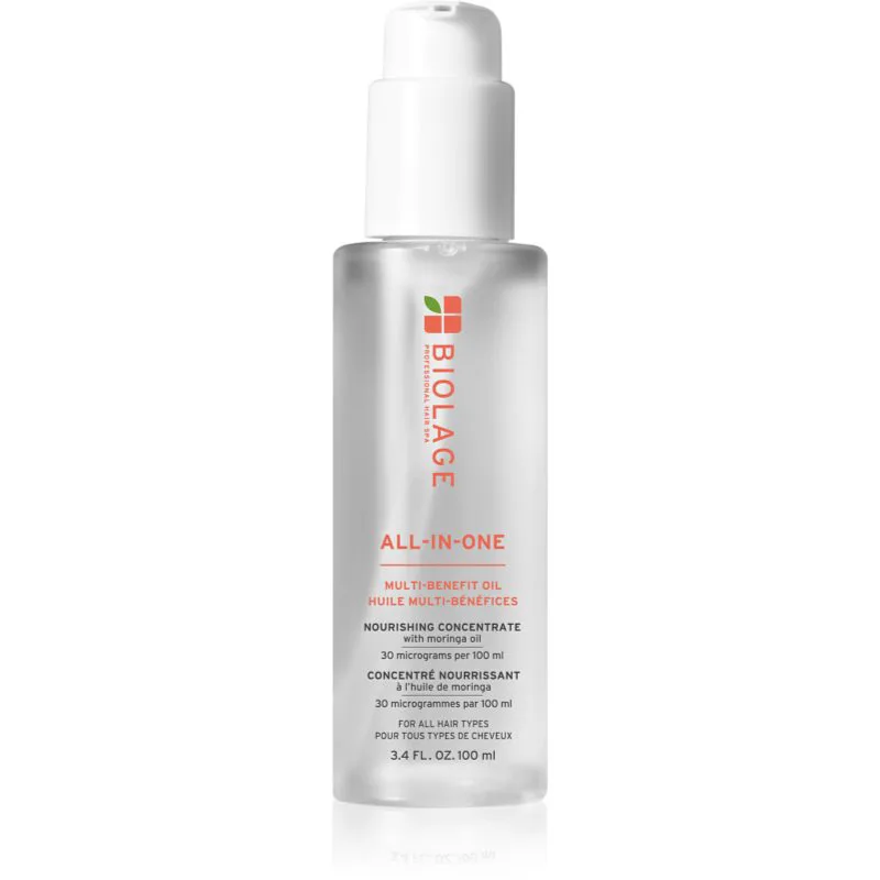 Biolage All In One Oil πολυλειτουργικό λάδι Για λάμψη και απαλότητα μαλλιών 100 ml
