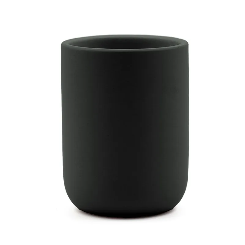 Ποτηροθήκη Μπάνιου (Φ7.5x10.5) L-C Ceralia Black 1802174