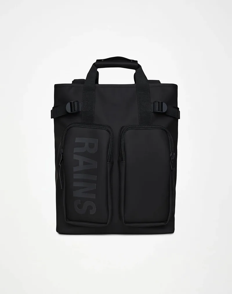 RAINS Texel Tote Backpack W3 14240-001 Black
