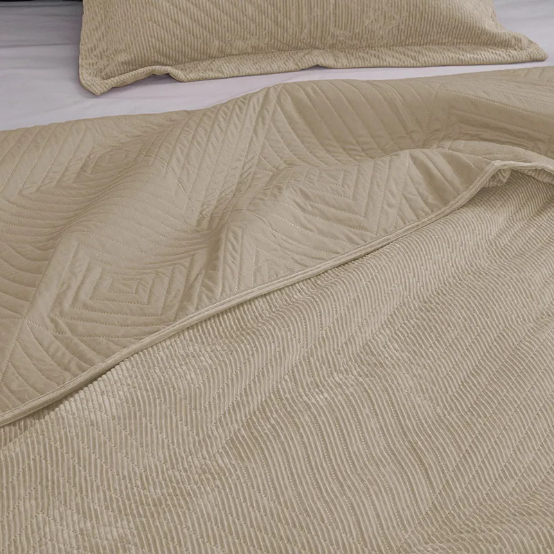 Κουβερλί Υπέρδιπλο 220X240 Palamaiki Dizza Vanilla (220x240)