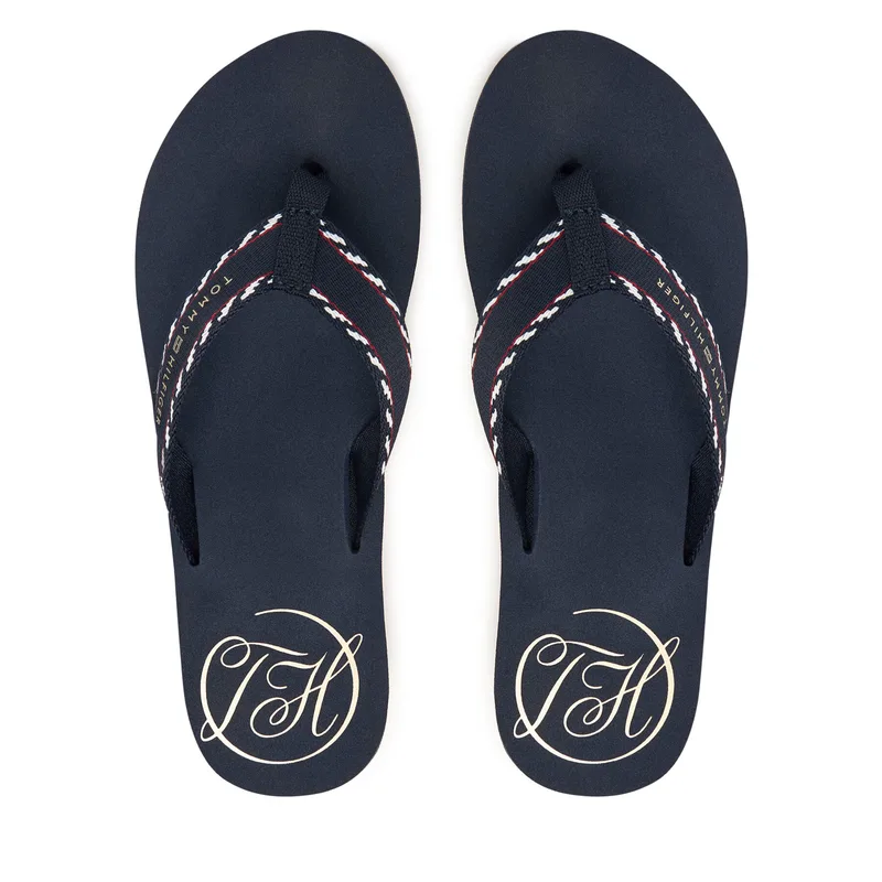 Σαγιονάρες Tommy Hilfiger Webbing Beach Sandal FW0FW09038 Σκούρο μπλε