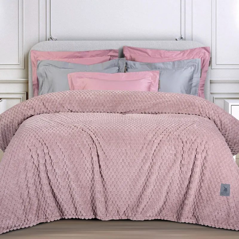 Κουβέρτα Fleece Υπέρδιπλη 220x240 Greenwich Polo Essential 3474 Nude 220x240