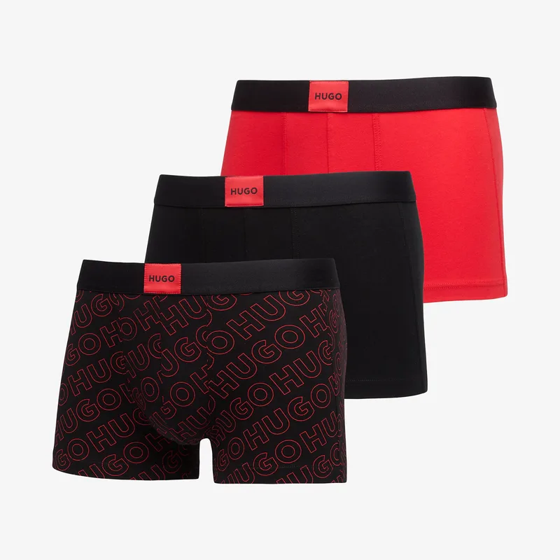 Μπόξερς Hugo Boss Trunk Trp Galaxy Des Black/ Red XL