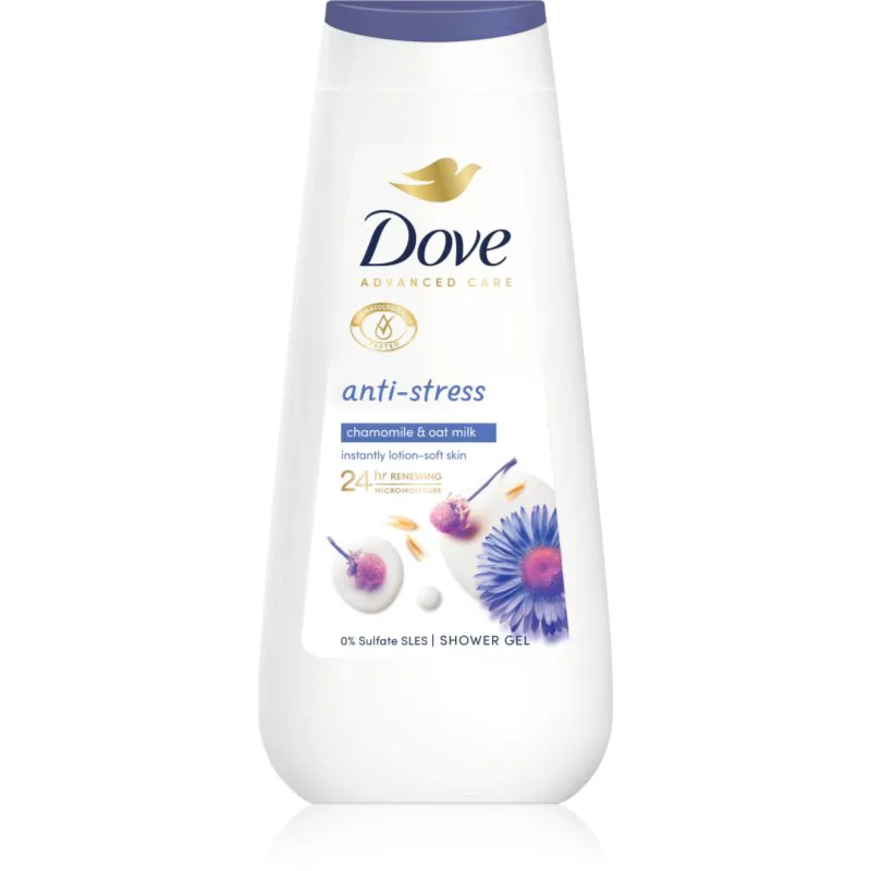 Dove Advanced Care Antistress ενυδατικό τζελ ντους 225 ml