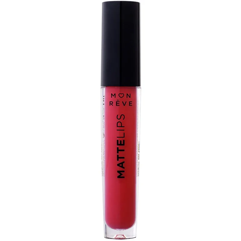 Mon Reve Matte Lips Liquid Lipstick Υγρό Ματ Κραγιόν με Πλούσιο Χρώμα Μεγάλης Διάρκειας 4ml - 23