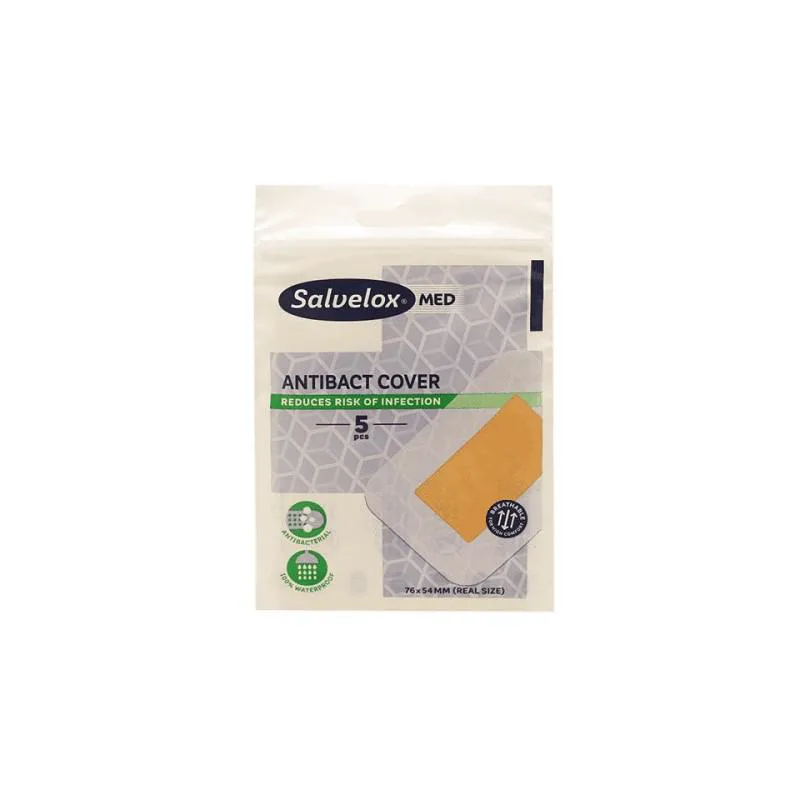 Salvelox Med Antibacterial Patches Cover 5 Units