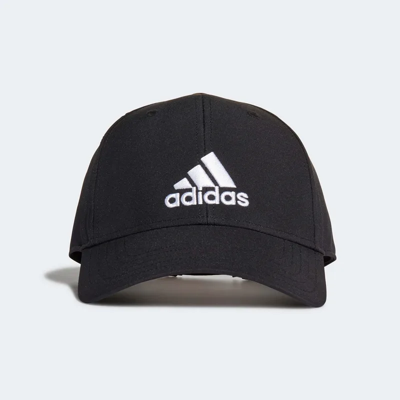 LIGHTWEIGHT EMBROIDERED BASEBALL LOGO CAP ΜΑΥΡΟ