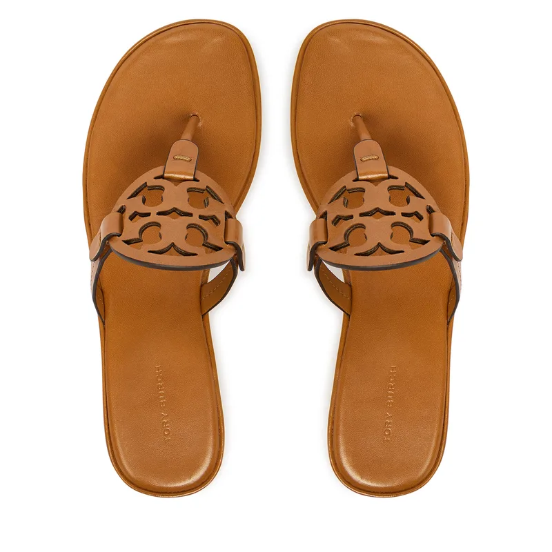 Σαγιονάρες Tory Burch Miller Wedge 175318 Καφέ