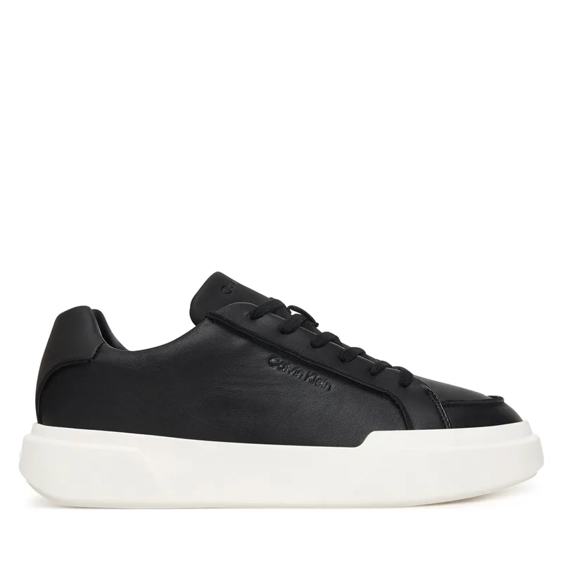 Αθλητικά Calvin Klein Chunky Cupsole Lace Up Lth Pinch YM0YM01454 Μαύρο