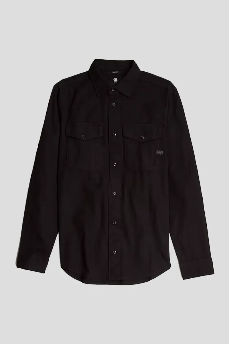 G-STAR Ανδρικό Μαύρο Marine Slim Shirt In Black