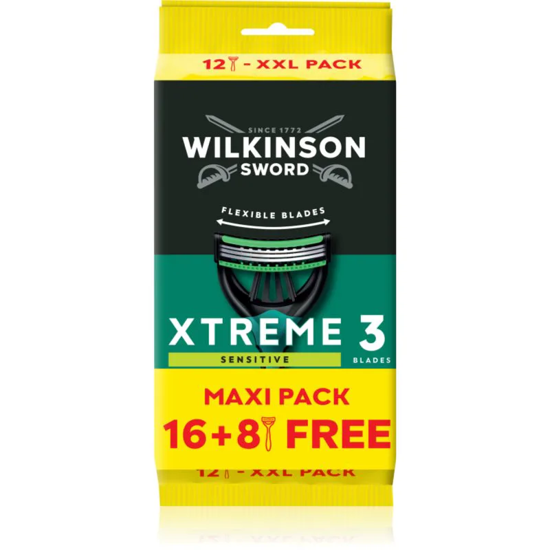 Wilkinson Sword Xtreme 3 Sensitive μιας χρήσεως ξυραφάκια για άντρες