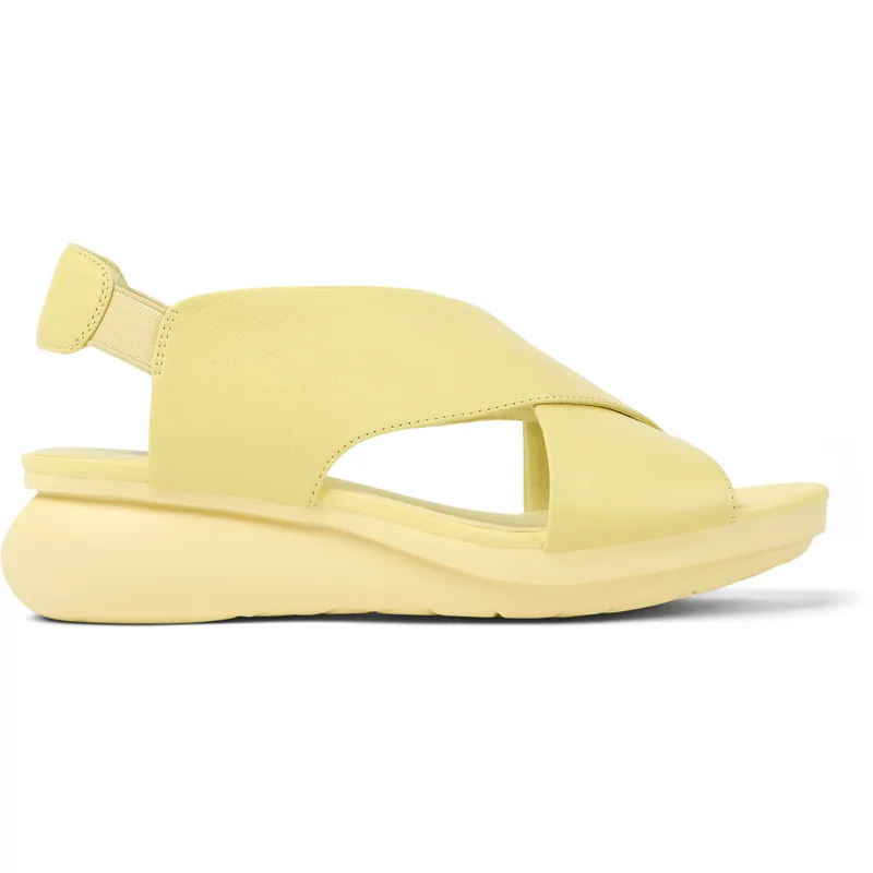 CAMPER Balloon - Πέδιλα Για Γυναικεία - Κίτρινο, Μέγεθος 40, Smooth leather