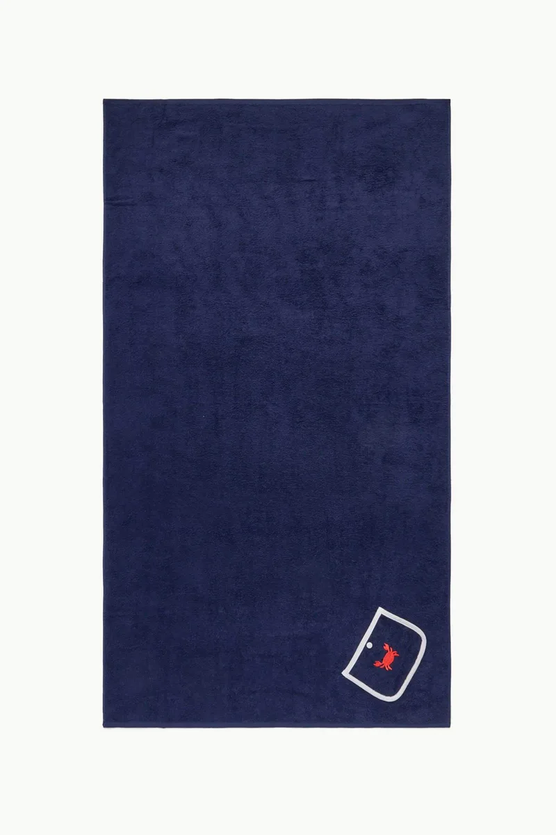 Coincasa unisex πετσέτα θαλάσσης 90 x 170 cm - 006815691 Μπλε Σκούρο