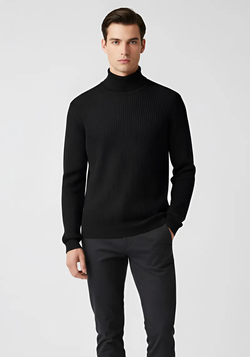 Hamaki Ho Ζιβάγκο της σειράς Turtleneck - MI3157H Black
